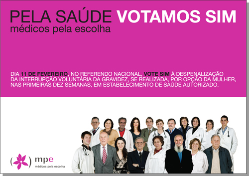 Frente do Folheto de Campanha